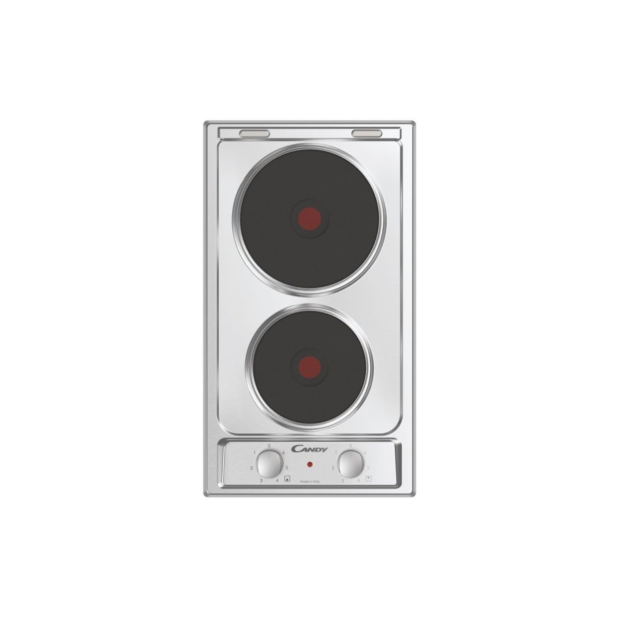 Imagem 0 de Placa Elétrica Candy CE32XK de 2 Zonas e de 28,8 cm - Inox
