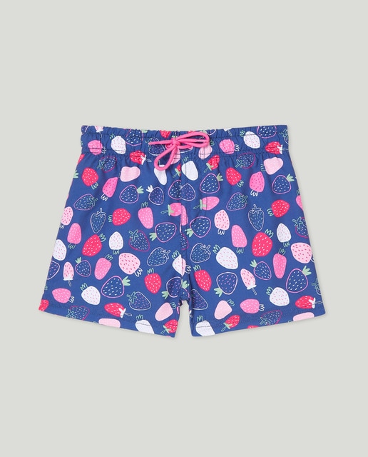 Imagen 0 de Bañador bermuda de niño con estampado de fresas