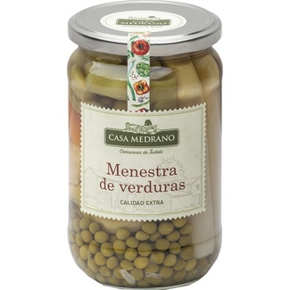menestra de verduras frasco 400 g neto escurrido - Casa Medrano