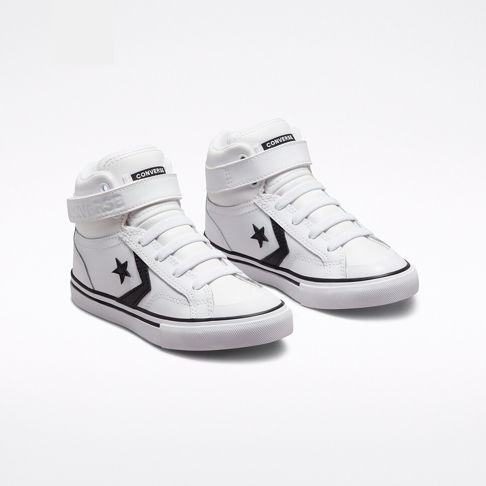 Sapatilhas Casual Infantil Pro Blaze Strap Pele Converse Branco-2