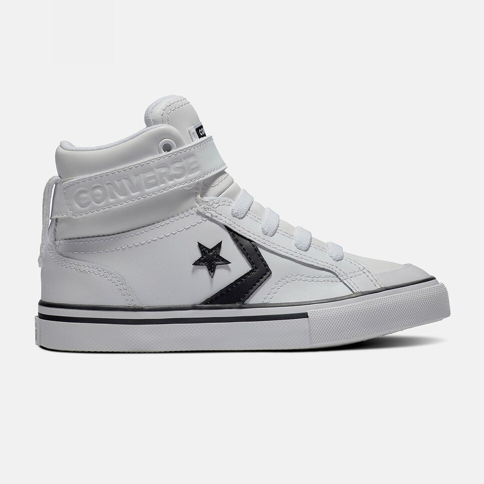 Sapatilhas Casual Infantil Pro Blaze Strap Pele Converse Branco-1
