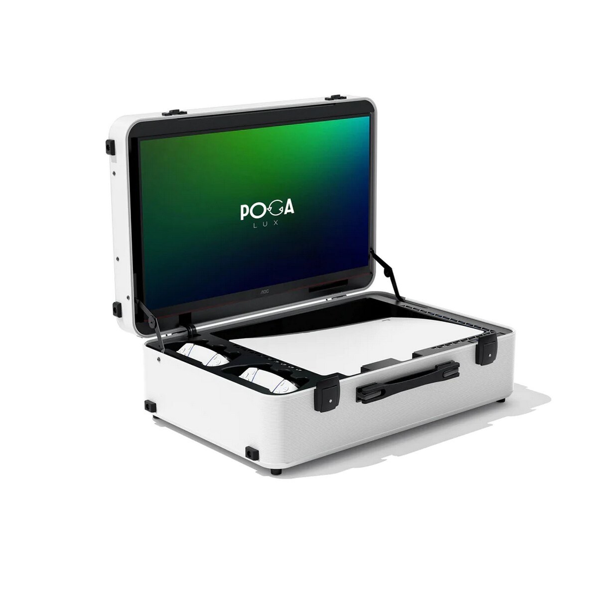 Mala POGA Lux com Monitor Gaming para PlayStation 5 - Branco 4