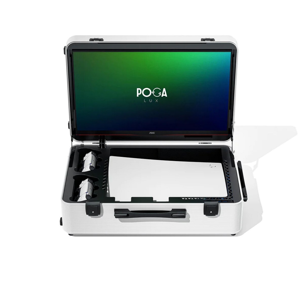 Mala POGA Lux com Monitor Gaming para PlayStation 5 - Branco 1