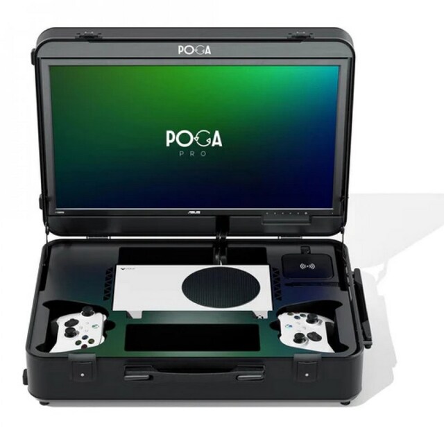 Imagem 0 de POGA Pro Trolley com Monitor Gaming de 21.5" para Xbox Series S - Preto