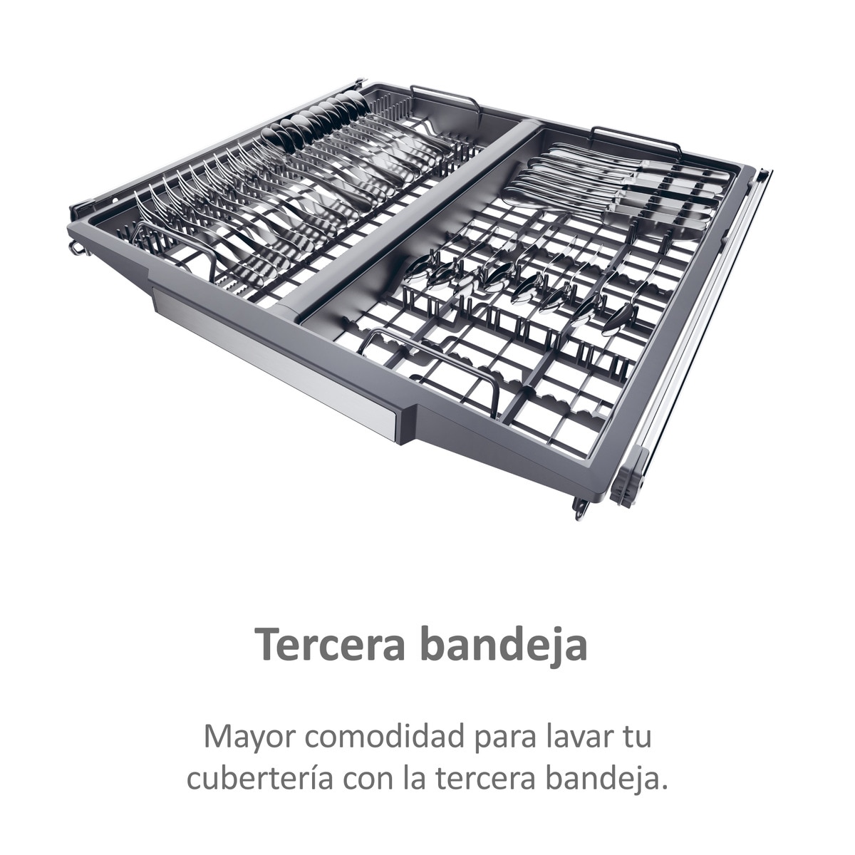 Lavavajillas Haier 15 servicios, 60 cm, 3º bandeja, con WIFI I-PRO SHINE - XF 5C4M1W Blanco-11