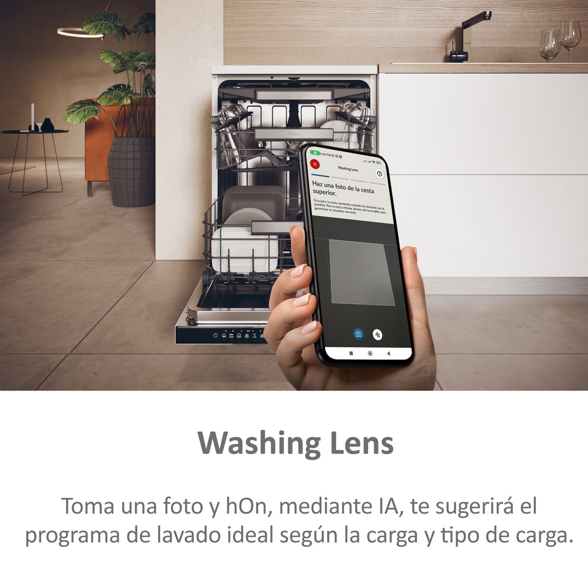Lavavajillas Haier 15 servicios, 60 cm, 3º bandeja, con WIFI I-PRO SHINE - XF 5C4M1W Blanco-7