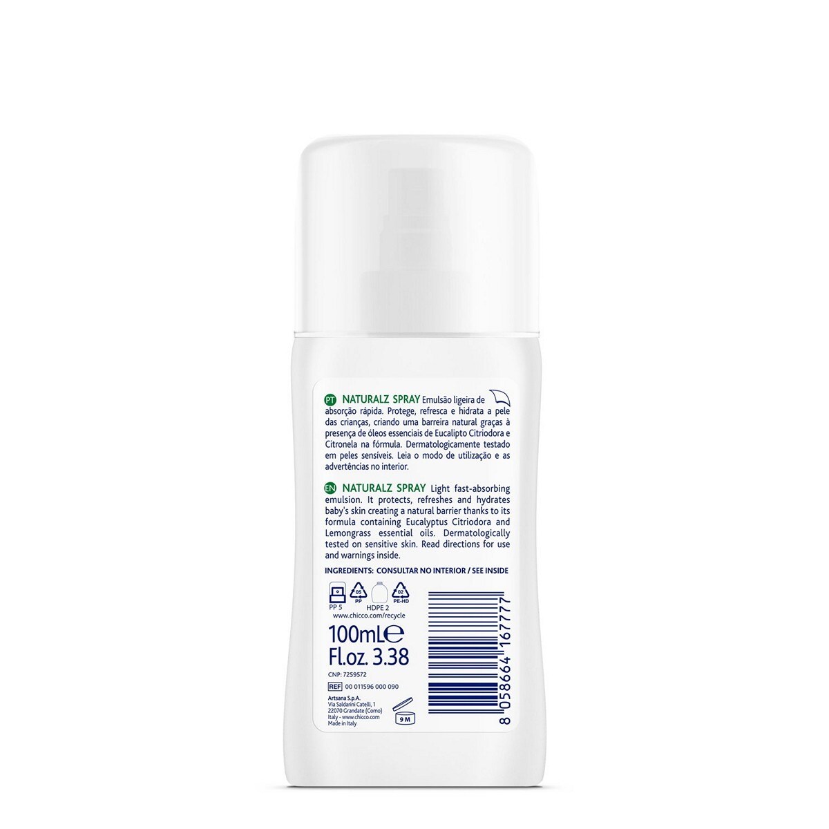 Spray refrescante e protetor - 100ml 2