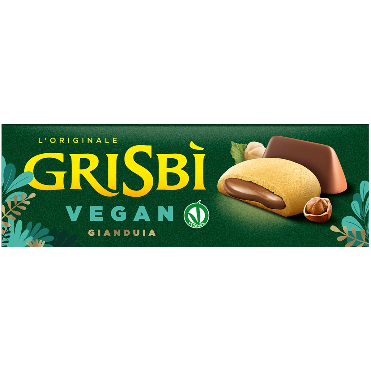 Bolachas Gianduia Vegan embalagem 135 g