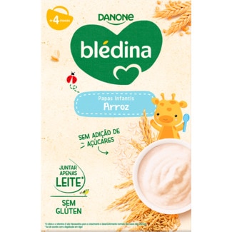 Papinhas de Arroz + 4 Meses sem Glúten e sem Açúcar não Láctea embalagem 200 g - Blédina