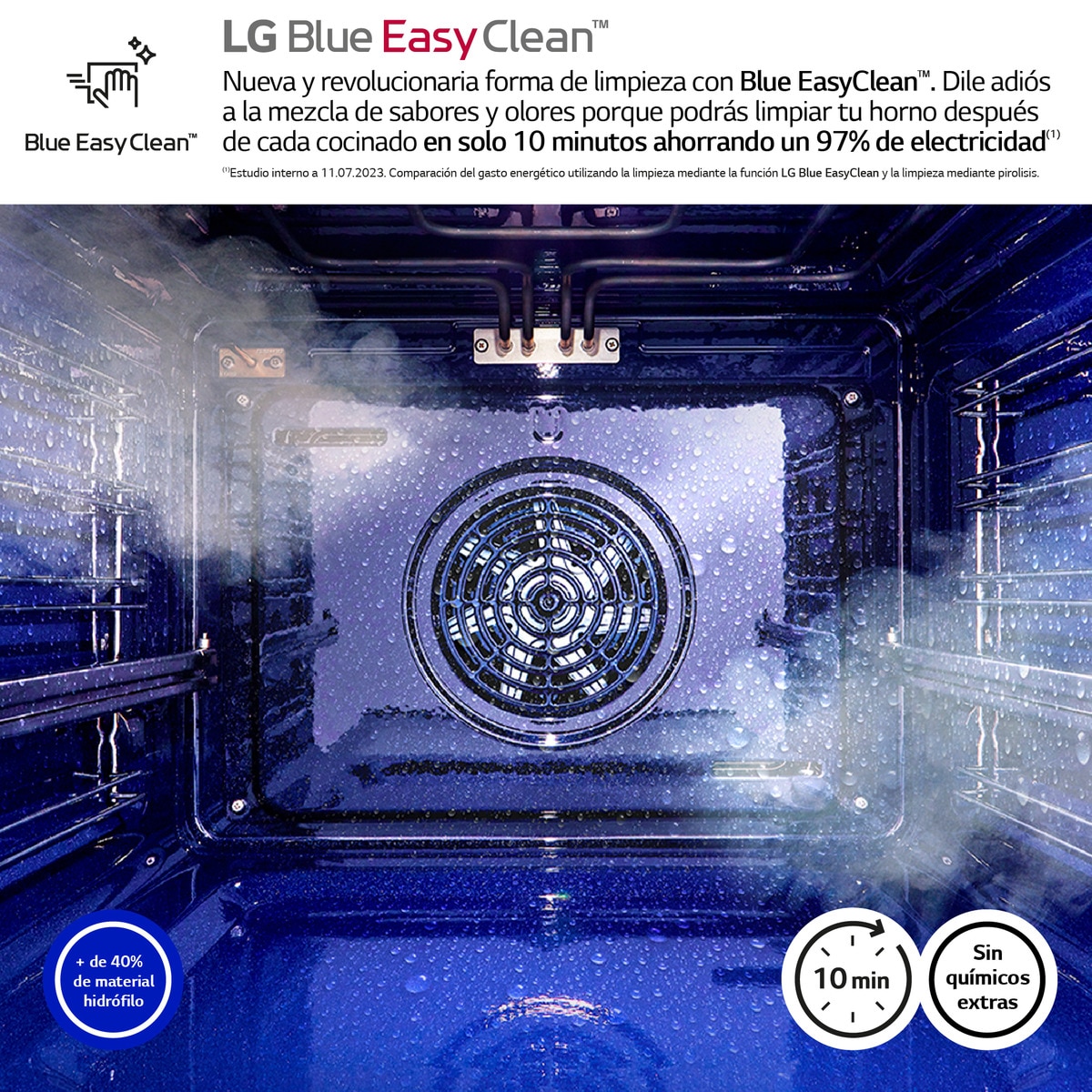 Horno multifunción LG Pirolisis, 76 l,  función Instaview - WSED7613S Inox-3