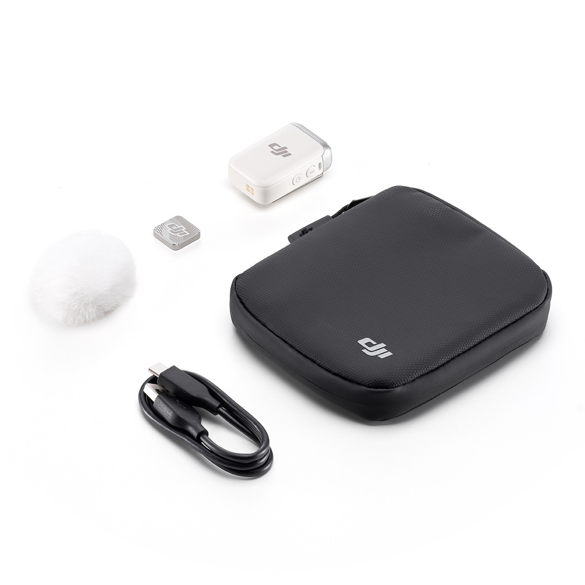 Transmissor DJI Mic 2 - Branco Branco-1