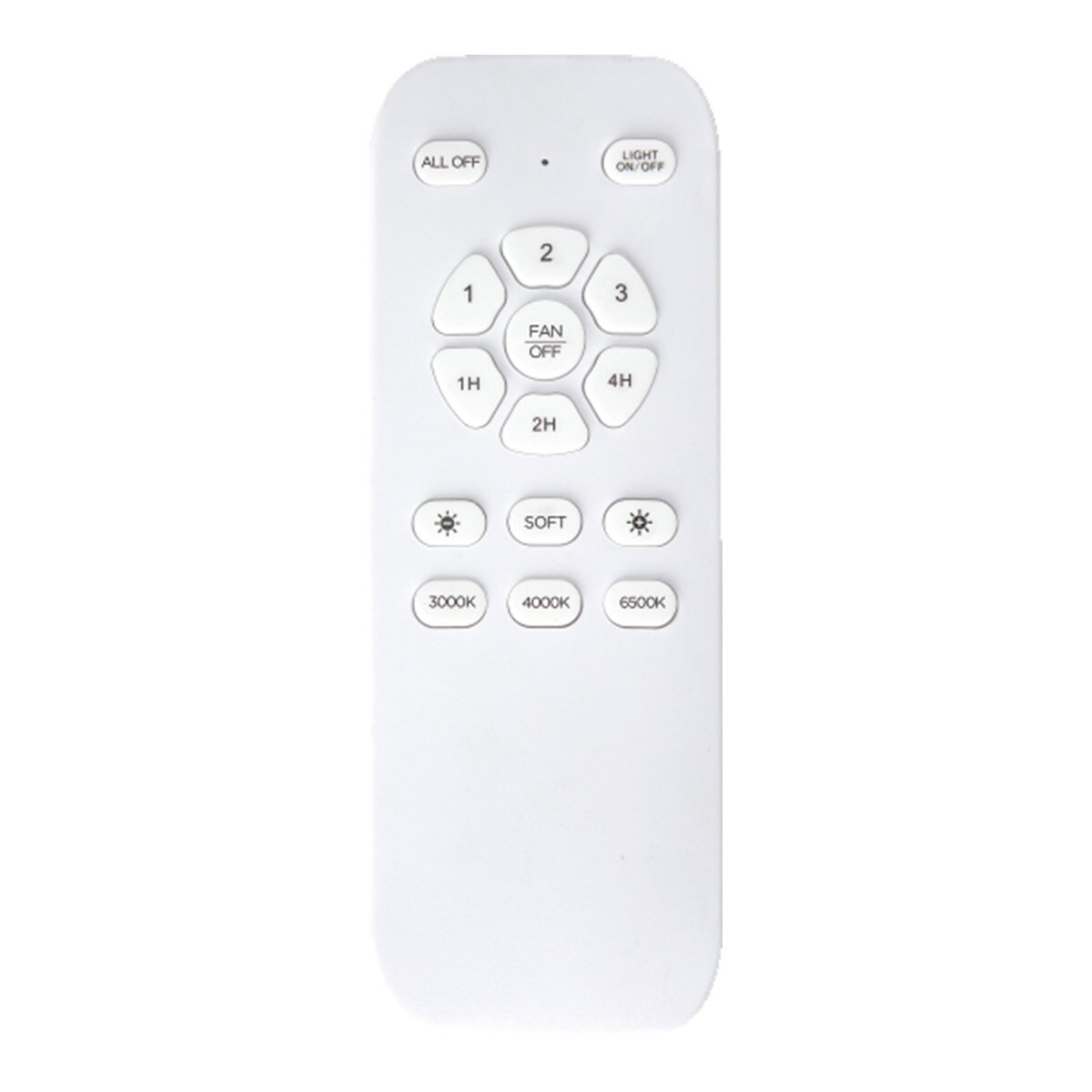 Ventilador de techo 5 Aspas 50 W con Luz LED 24 W Ø 132 cm Blanco / Madera-6