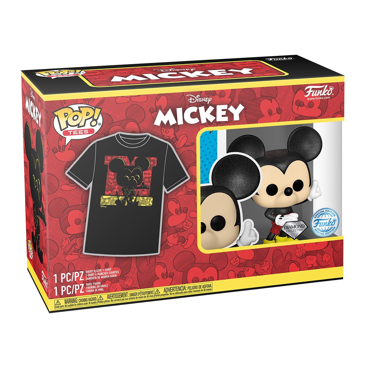 Camiseta Pop & Tee Mickey Mouse Disney Funko 2