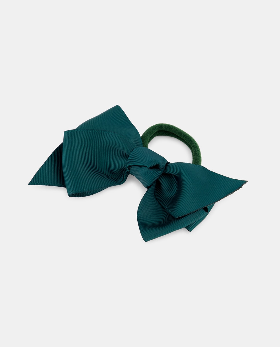 Elástico com Laço de Grosgrain Verde-escuro-1