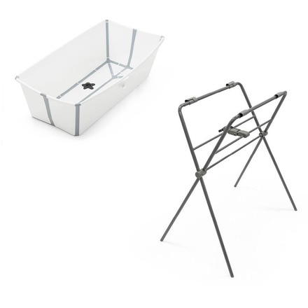 Bañera plegable Stokke ® Flexi Bath con patas plegables y tapón sensible al calor
