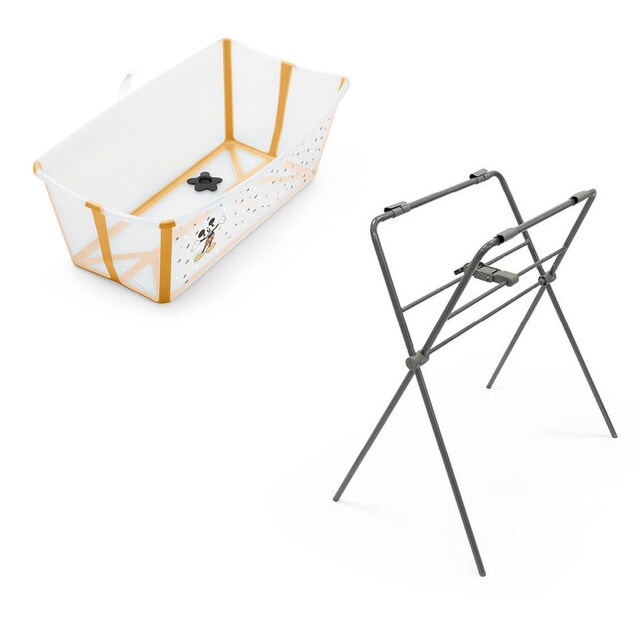 Imagen 0 de Bañera plegable Stokke ® Flexi Bath Disney Mickey con patas plegables y tapón sensible al calor