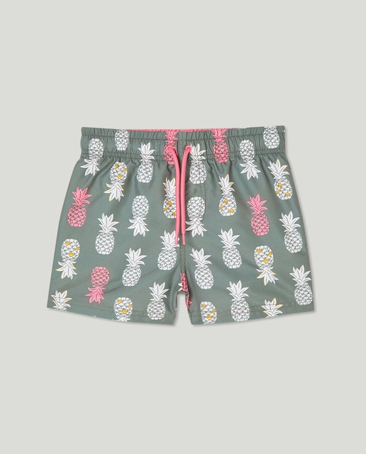 Imagen 0 de Bañador bermuda de niño con estampado de piñas