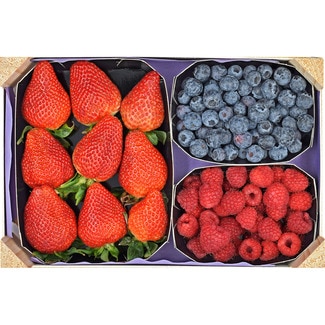 Fresa, arándano y frambuesa caja 750 g