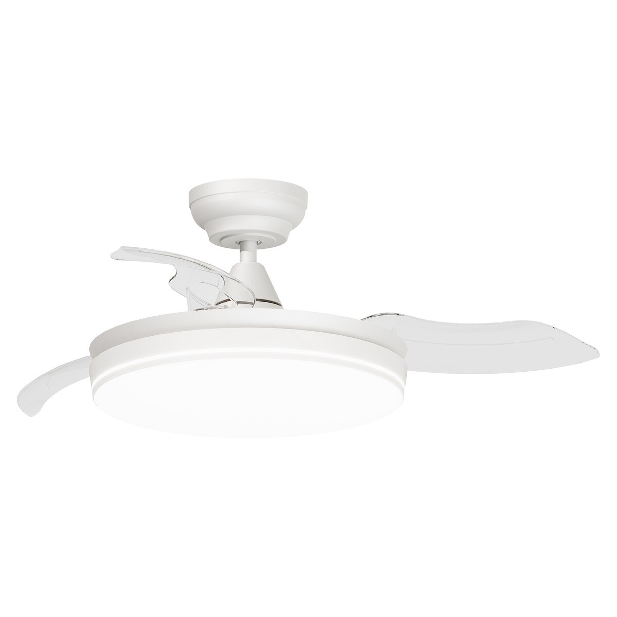 Ventilador de techo 28 W Noa con luz LED integrada 20 W Ø 91 cm Blanco-9