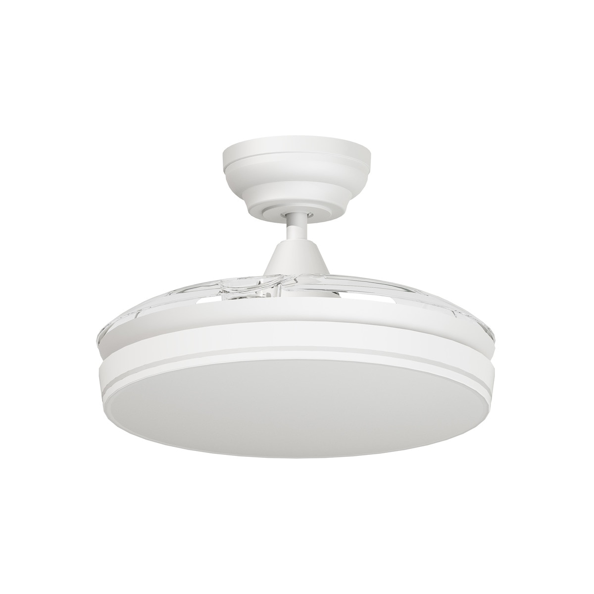 Ventilador de techo 28 W Noa con luz LED integrada 20 W Ø 91 cm Blanco-4