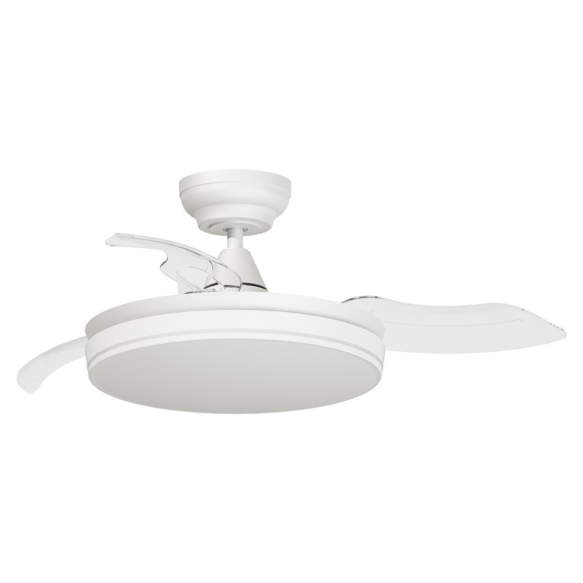 Ventilador de techo 28 W Noa con luz LED integrada 20 W Ø 91 cm Blanco-3