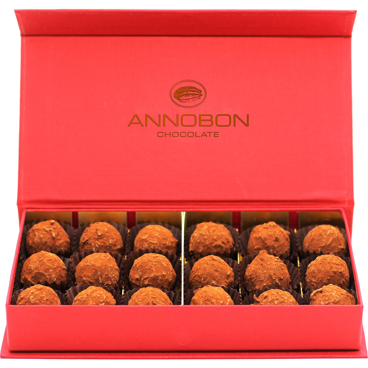 Trufas de Caramelo Salgado 18 unidades Gift Pack caixa 198 g