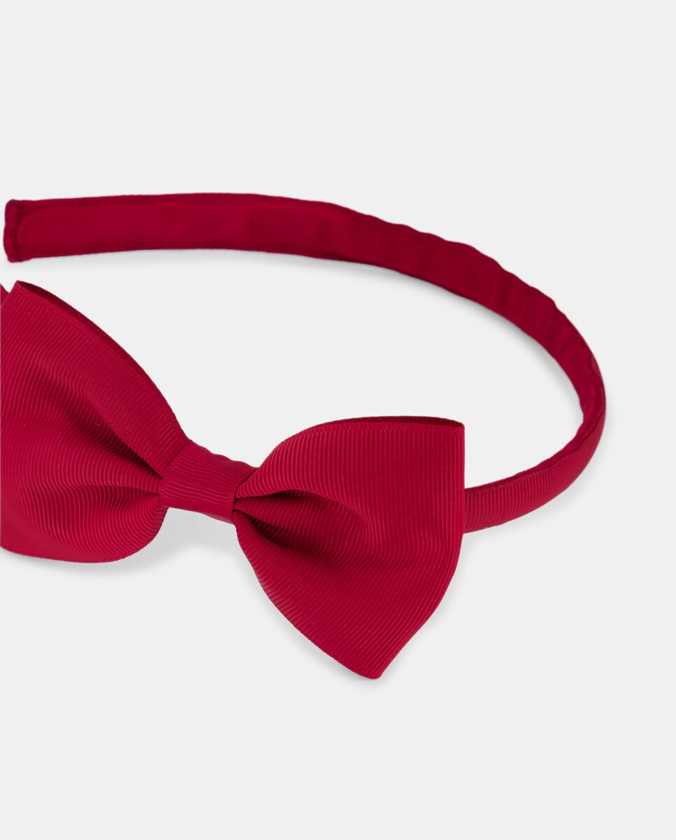 Bandolete com Laço de Grosgrain Grená-2