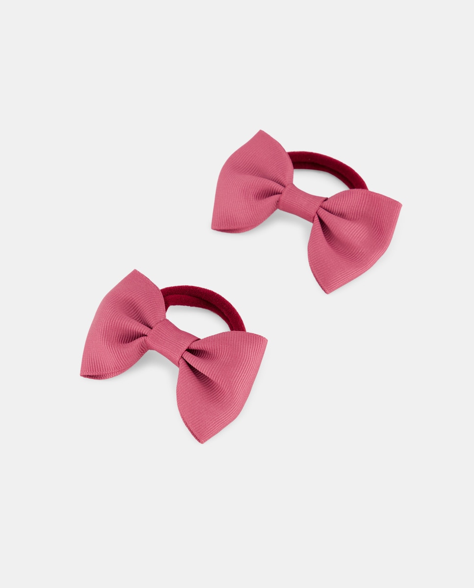 Pack de Dois Elásticos com Laço Nude-1