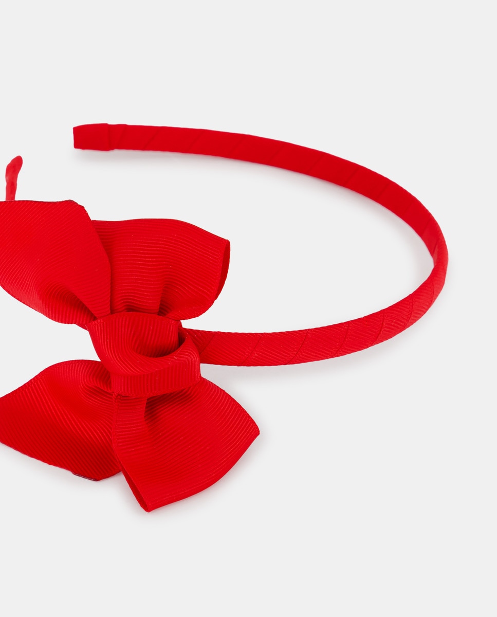 Bandolete com Laço de Grosgrain Vermelho-2