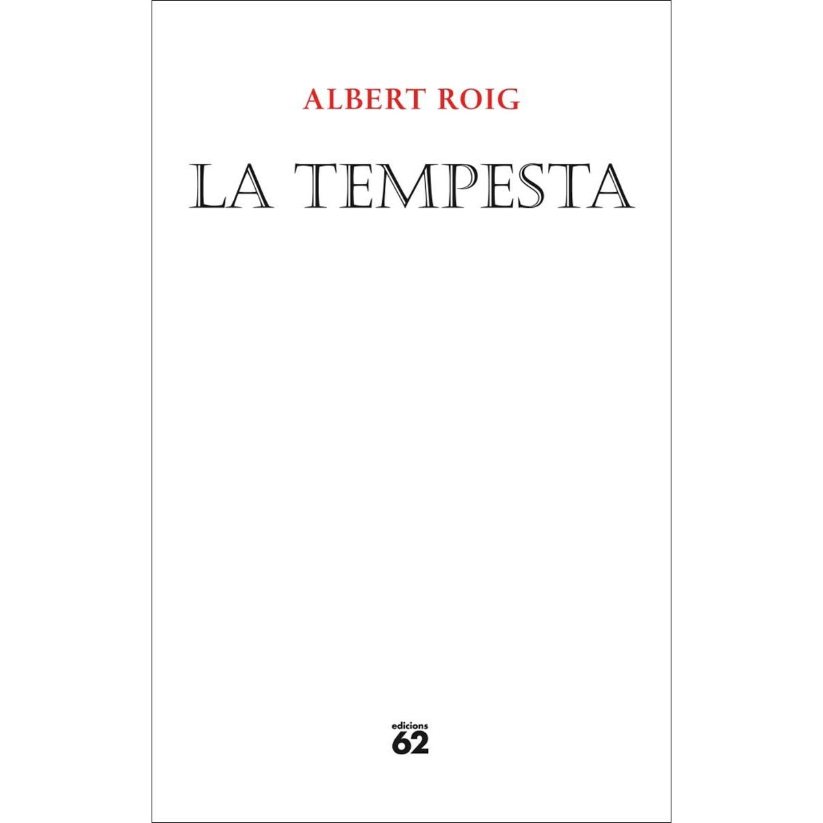 La tempesta (Capa mole com abas) 1