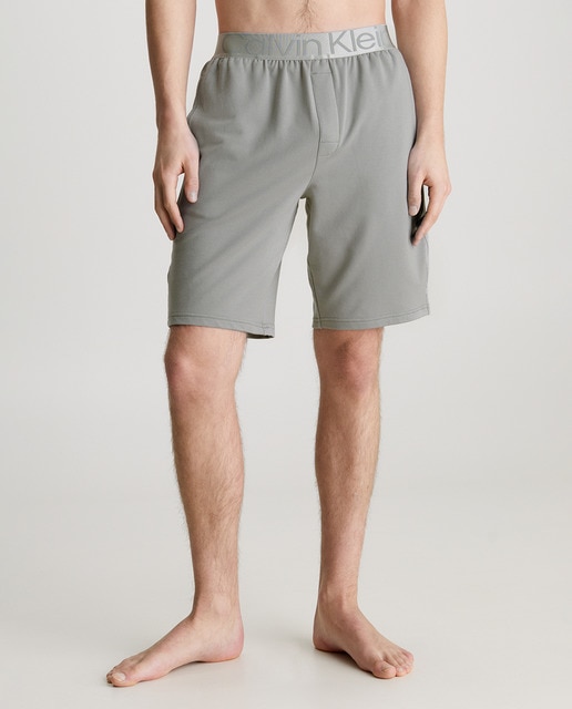 Imagen 0 de Pantalón corto azul liso de hombre