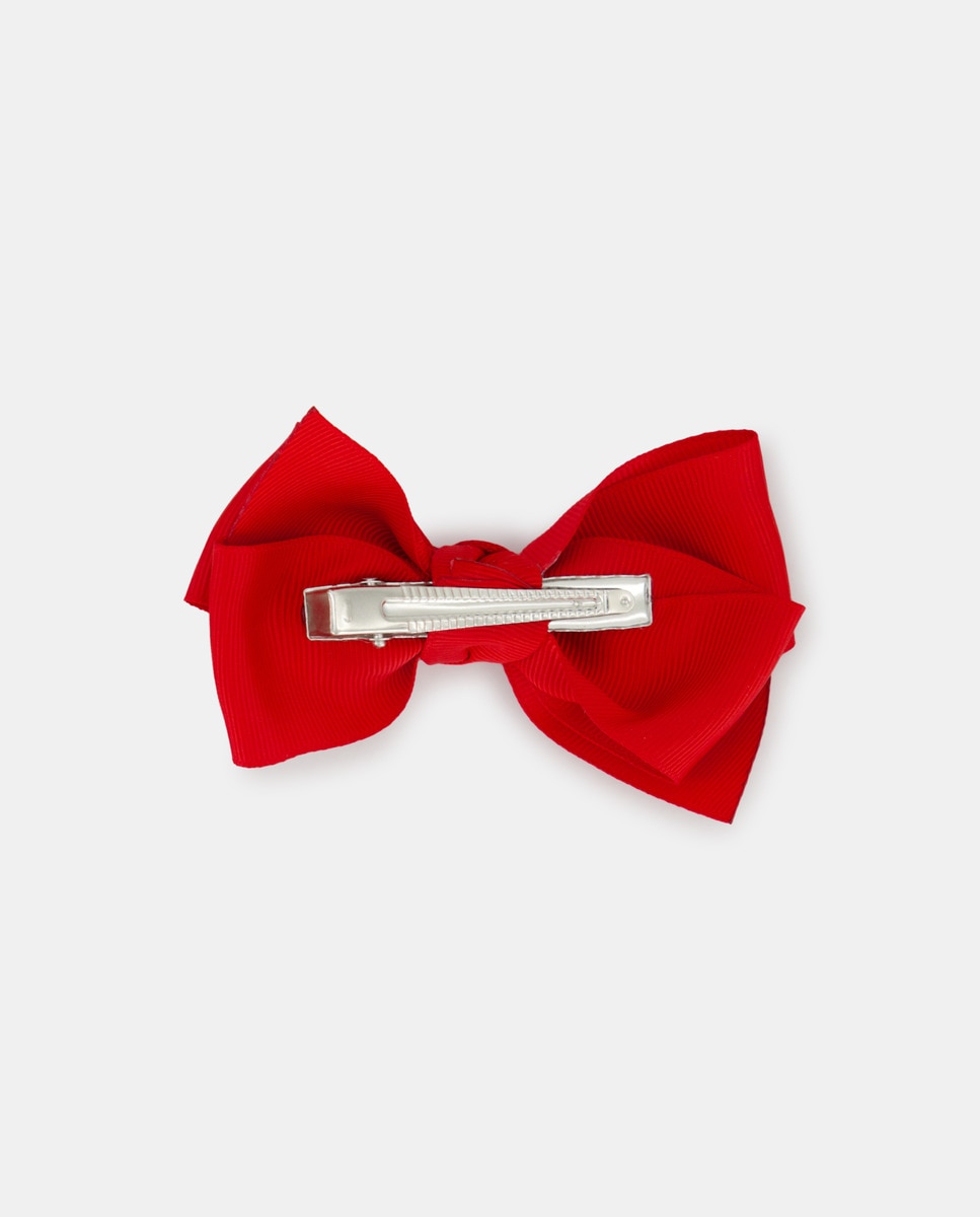 Gancho com Laço de Grosgrain Vermelho-2