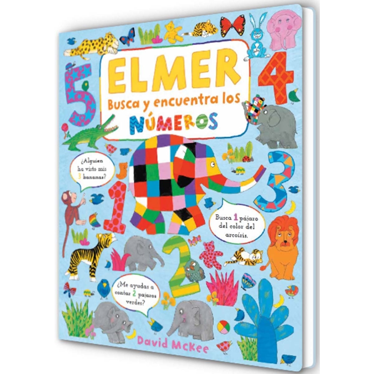 Imagem 0 de Elmer. Libro de cartón - Busca y encuentra los números de Elmer