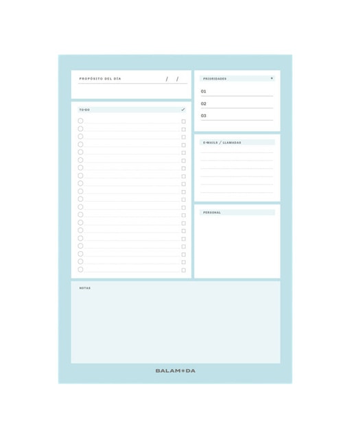 Imagem 0 de Planificador ME TO-GO azul de BALAMODA