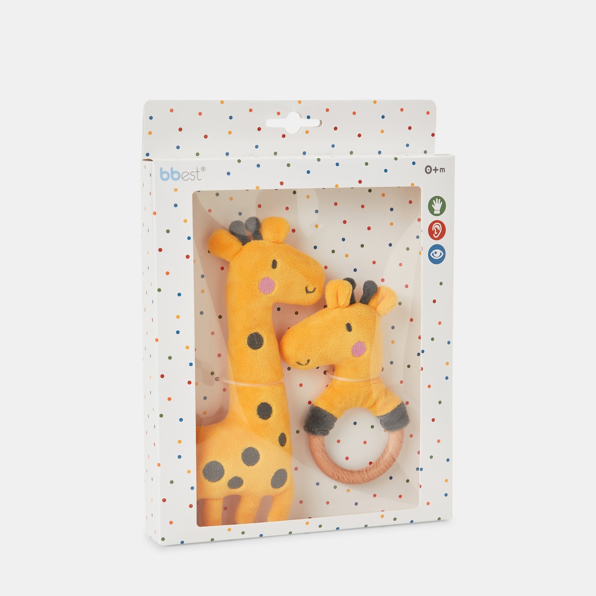 Pack Presente Roca + Cric Cri Girafa Amarelo-3