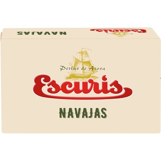 navajas al natural lata 65 g neto escurrido - Escuris