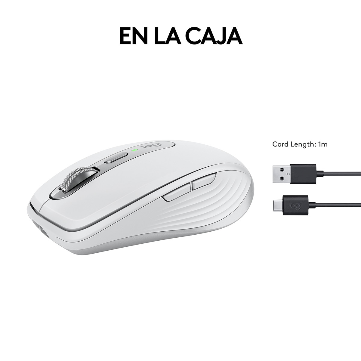 Ratón inalámbrico Logitech MX Anywhere 3S blanco Gris claro-6