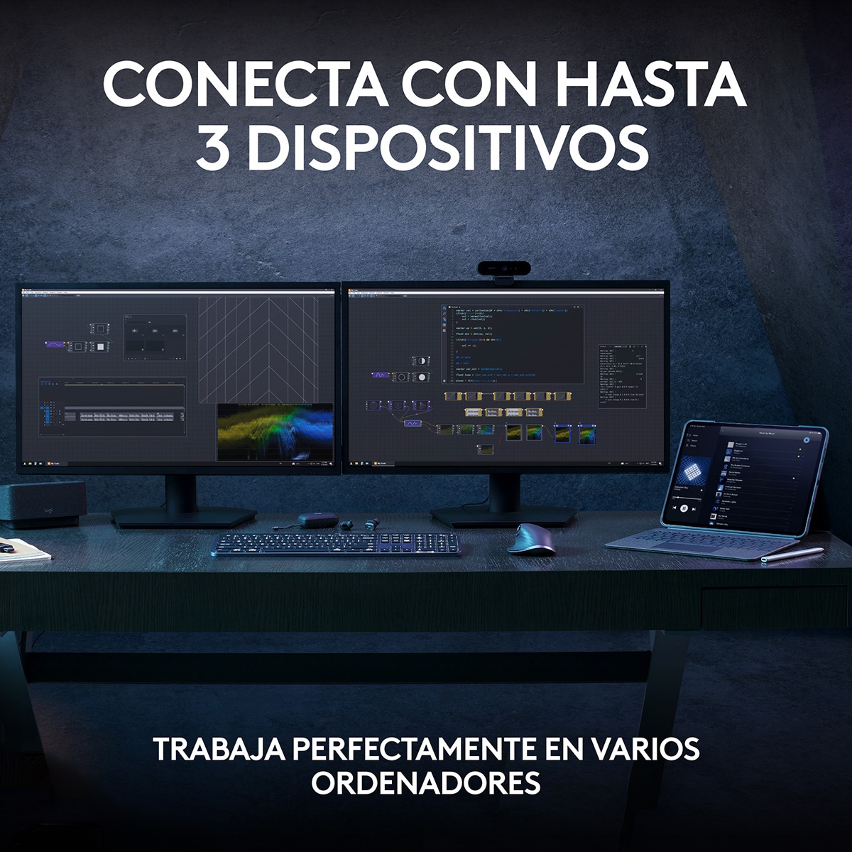 Teclado inalámbrico Logitech MX Keys S Gris pálido Gris claro-5
