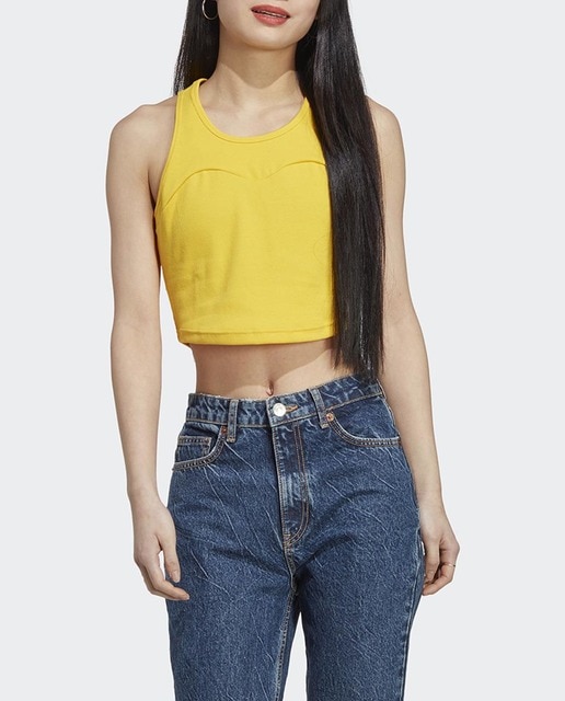 Imagen 0 de Camiseta de mujer Lounge Rib adidas