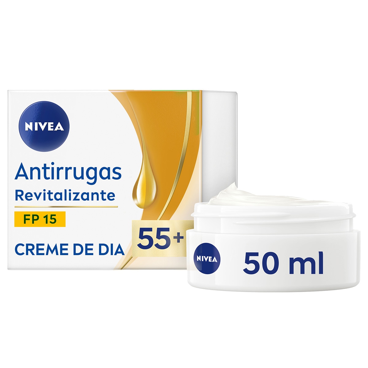 Creme Anti Rugas de Dia 55+ FP15 embalagem 50 ml