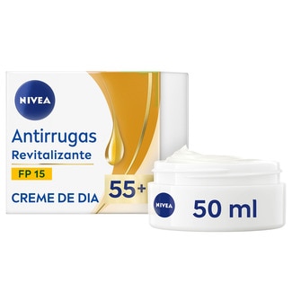Creme Anti Rugas de Dia 55+ FP15 embalagem 50 ml - Nivea