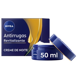 Creme Anti Rugas de Noite 55+ FP16 embalagem 50 ml - Nivea