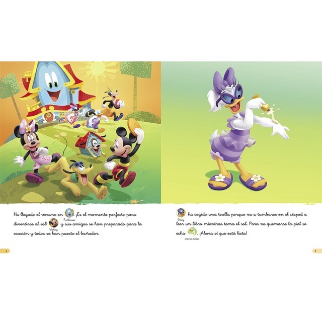 Mickey Mouse Funhouse. Leo con pictogramas. Un día de frío en verano (Disney. Lectoescritura)  (Tapa dura) 3