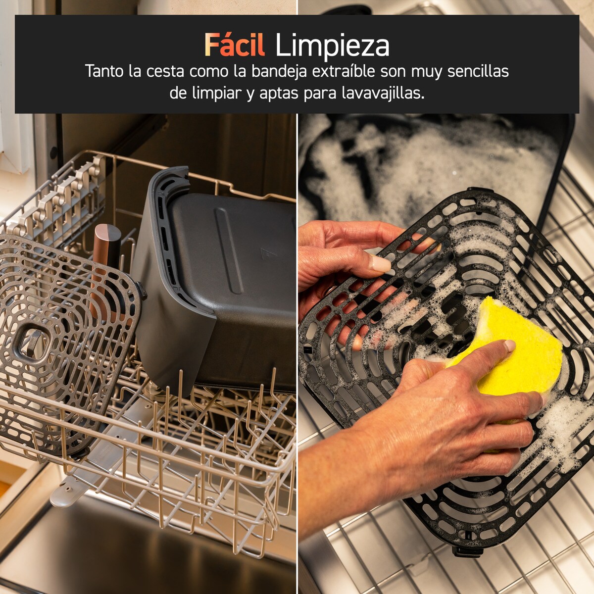 Freidora de aire Cosori Turbo Blaze Chef Edition con capacidad de 6 litros Negro-7