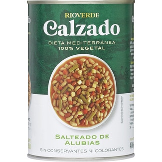 Salteado de alubias guisadas lata 400 g - Calzado