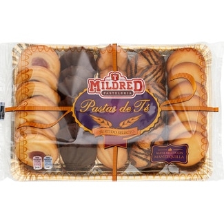 pastas surtidas de té bandeja 350 g - Mildred