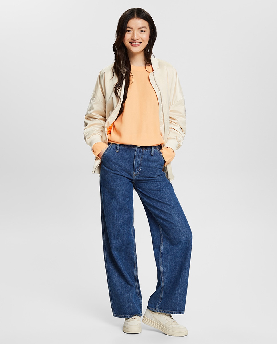 Blusa Monocolor em Viscose Laranja-5