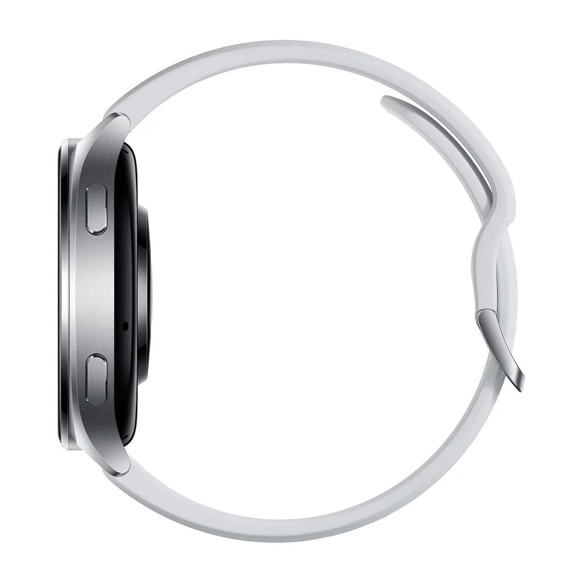 Smartwatch Xiaomi Watch 2 Caixa Prateada e Bracelete Cinza Claro Prata-4