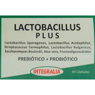 Lactobacillus Plus embalagem 60 cápsulas - Integralia