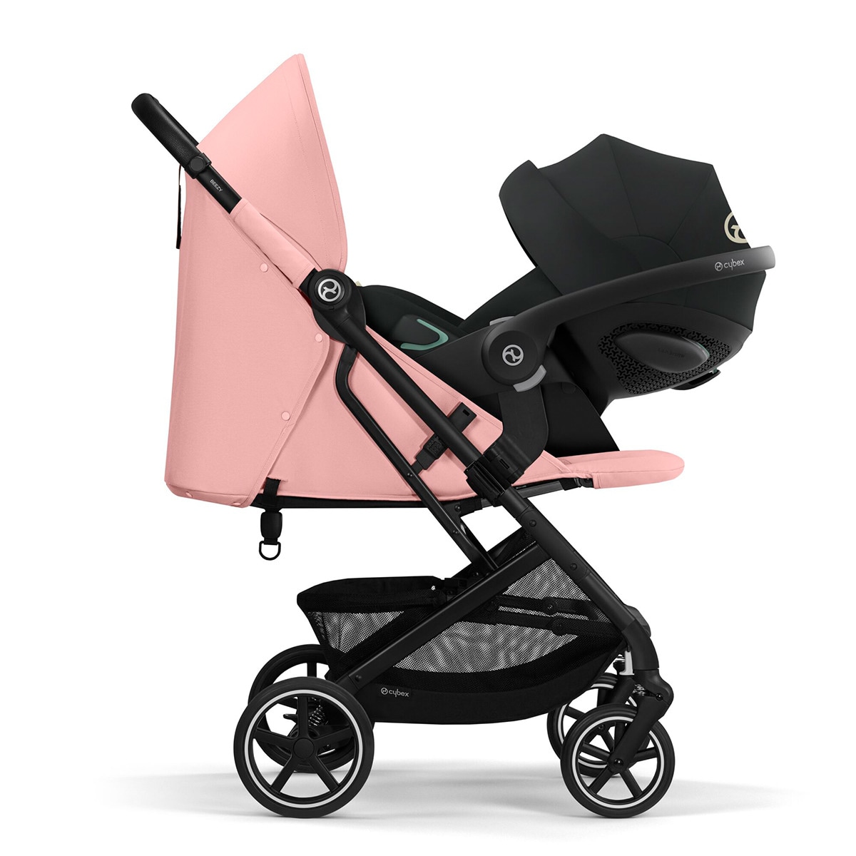 Carrinho de Passeio Beezy Rosa-3
